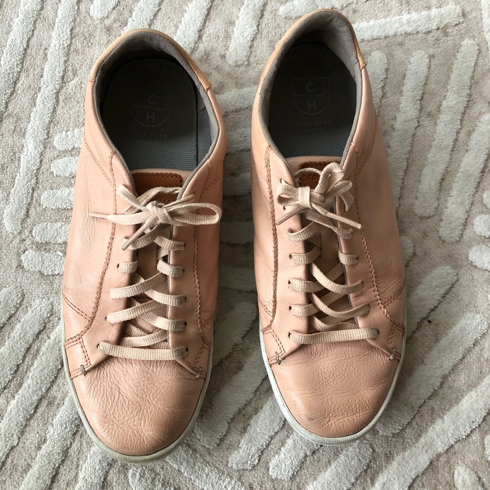Cole Haan Salmon Sneakers! Size 9.5.